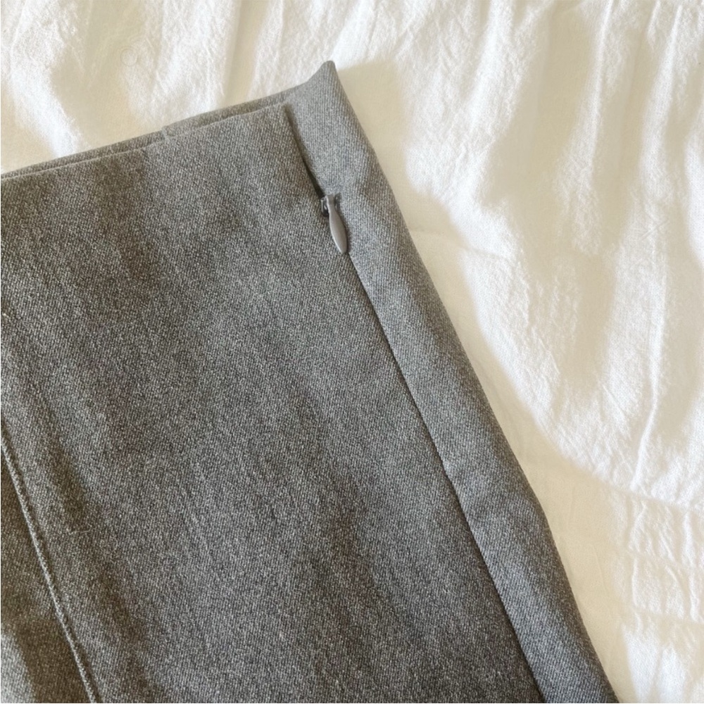 ANN TAYLOR Gray Skinny Dress Work Pants Size 2 - Picture 6 of 11